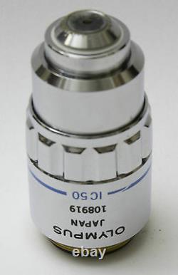 Olympus IC 50 Msplan 0.80 /- F=180 Microscope Objectif Objectif 50x M S Plan