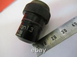 Olympus Japon Objectif 1.3x Rare Lens Microscope Partie Tel Que Représenté B3-b-73