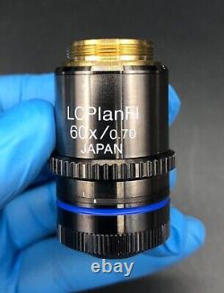 Olympus Lcplanfl 60x /0,70? / Cap-g1.2 ±0.5 Lentille Objectif Microscope