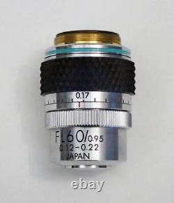 Olympus Microscope Objectif Lens Fl60 0.95 Livraison Gratuite Japon Wtracking K10578