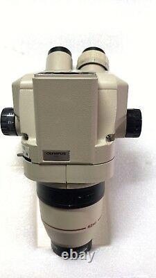 Olympus Microscope Trinoculaire Head Sz4045 Tr Sz40 + Objectif 0,5x #y-01