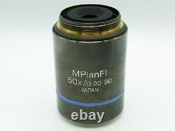 Olympus Mplanfi 50x 0,8 Objectif Du Microscope Bd