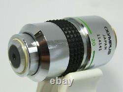 Olympus Splan 20x 0.46 160/0.17 Lentille Objectif Microscope