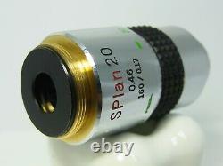 Olympus Splan 20x 0.46 160 0.17 Objectif Microscope