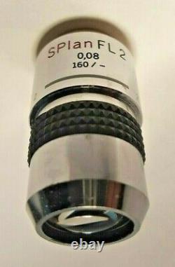 Olympus Splan Fl 2 0,08 160/- Objectif Microscope 122309
