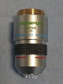 Olympus T6 LWDCDPlan40FPL 0.55 160/1 Objectif de microscope à lentille.