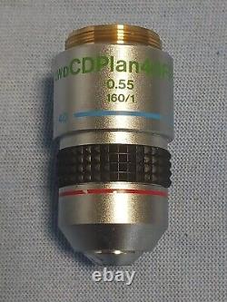 Olympus T6 LWDCDPlan40FPL 0.55 160/1 Objectif de microscope à lentille.