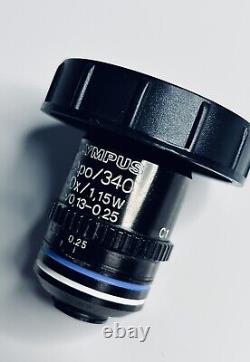 Olympus UApoN340 40x/1.15 W Objectif à immersion dans l'eau du microscope à objectif infini