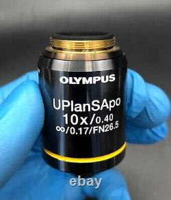 Olympus UPLSAPO10X UPlanSApo 10x/0.40? /0.17/FN 26.5 Objectif de microscope à lentille objective
