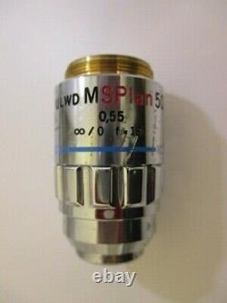 Olympus Ulwd Msplan 50x 0,55 Infinité,0 F=180 Microscope Objectif Lens Splan