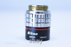Plan Nikon 4x / 0.13 DL 160/- Objectif Du Microscope (4591)