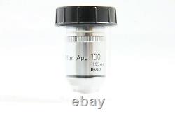 Près De La Menthe Nikon Plan Apo 100x 1.35 Huile 160/0.17 Microscope Objectif Objectif #3768