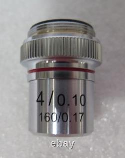 R203907 Objectif de microscope Plan N 4x/0,10 160/0,17
