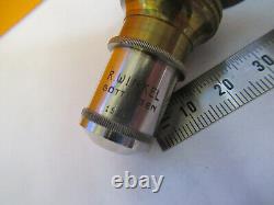 R. Winkel Gottingen Allemagne Objectif Apo 7mm Lens Microscope Partie &h1-b-12