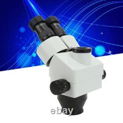 Tête de microscope trinoculaire 3.5X45X 7X90X avec objectif 0.5X+2X