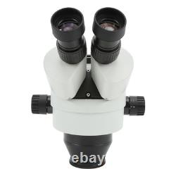 Tête de microscope trinoculaire 3.5X45X 7X90X avec objectif 0.5X+2X