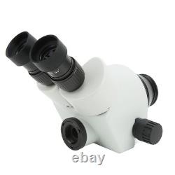 Tête de microscope trinoculaire 3.5X45X 7X90X avec objectif 0.5X+2X