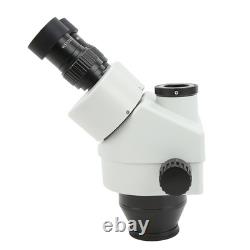 Tête de microscope trinoculaire 3.5X45X 7X90X avec objectif 0.5X+2X