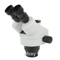 Tête de microscope trinoculaire 3.5X45X 7X90X avec objectif 0.5X+2X