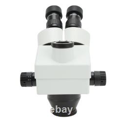 Tête de microscope trinoculaire 3.5X45X 7X90X avec objectif 0.5X+2X