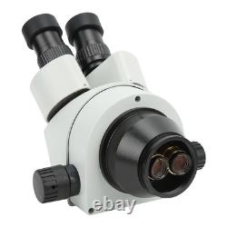 Tête de microscope trinoculaire 3.5X45X 7X90X avec objectif 0.5X+2X