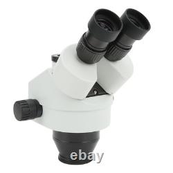 Tête de microscope trinoculaire 3.5X45X 7X90X avec objectif 0.5X+2X