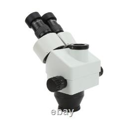 Tête de microscope trinoculaire 3.5X45X 7X90X avec objectif 0.5X+2X