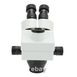 Tête de microscope trinoculaire 3.5X45X 7X90X avec objectif 0.5X+2X