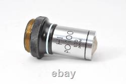 Très rare OLYMPUS HI PO 100 1.30 Objectif de microscope #A1318