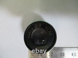 Unitron Japon Objectif 2x + Lentille Iris Microscope Pièce Comme Illustré Q7-a-46
