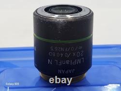 VERRE PROPRE Objectif de microscope Olympus LMPlanFL N 20X/0,40 BD M26 33089
