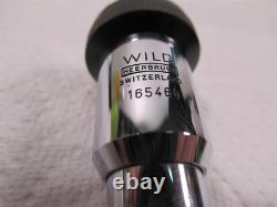 WILD Heerbrugg Suisse 165460 50X Objectif de microscope 0.85 d=0.17