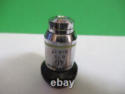 Wild Swiss Fluotar Objective 40x Lens Microscope Part As Pictured &q9-a-147