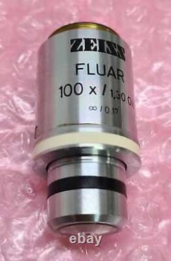 Zeiss Fluar 100x/1.30 Huile /0.17 44 02 85 Microscope Objectif Lentille