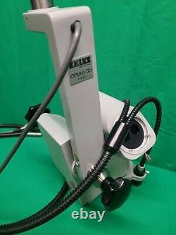 Zeiss Opmi Microscope Opérationnel Chirurgical 6-sd Double Tête F250 Objectif
